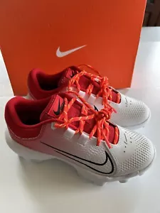 Nike Hyperdiamond 4 Pro MCS Softball Cleats Women’s Size 9 Red/White New W Box - Picture 1 of 6
