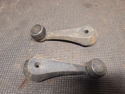 1978 - 1982 Ford Fairmont Window Cranks Regulators Black Plastic SHIPS WORLDWIDE - Изображение 1 из 3