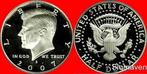 2007 S Clad Kennedy Half Dollar Deep Cameo Gem Proof Free Shipping - Picture 1 of 1