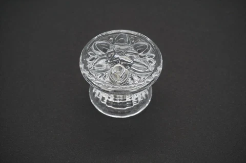 Empire Glass Drawer Knob Cabinet Door Drawer Knob Furniture Drawer Knob 1-3/4" Cover