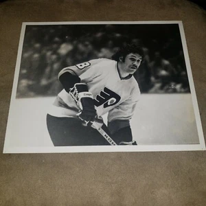 Dave Shultz original Type 1 photo 8 x 10 1974-75 Flyers Broad Street Bullies - Picture 1 of 8