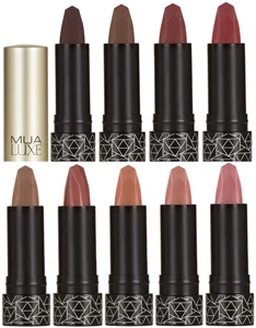 MUA Luxe Velvet Matte Lipstick Various Shades Nude, Pink, Red