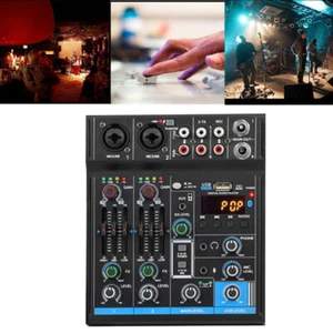 Biner U8 4 Channel Compact Studio Mixer Built In Effects USB Audio Interface NEW - Picture 1 of 10