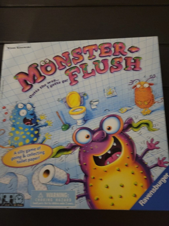 RAVENSBURGER Monster Flush Family Juego de Mesa Silly Papel Higiénico Klaus Kreowski Foto 1 de 1