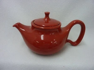 VINTAGE CHANTAL 3 CUP TEA POT & LID BURNT RED STONEWARE 2006 92-TP220 - Picture 1 of 8