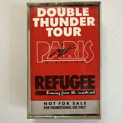Jeff Paris Refugee Double Thunder Tour (Cassette) Promo - Image 1 of 2