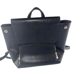 Witchery Backpack Bag Black Silver Detailing - Picture 1 of 4