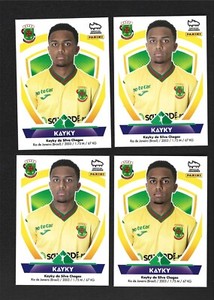 Lot of 4x Kayky Sticker Panini Futebol 2022-23 Manchester City Brazil #225