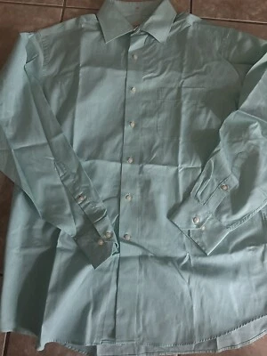 Tommy Bahama Mens 16 (34-35) Long Sleeve Button Down Striped Cotton Dress Shirt - Image 1 of 4