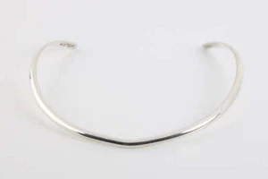Artie Yellowhorse 925 Silver Collar Cuff Necklace (35.83g.) - Picture 1 of 4