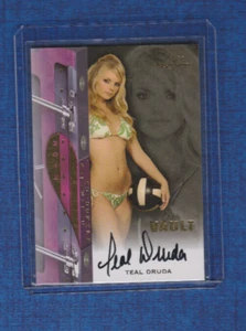 2012 Bench Warmer National Authentic Autograph Auto Teal Druda Vault - Picture 1 of 2