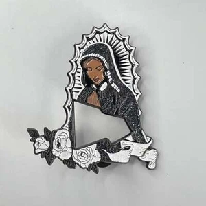 Prendedor Sombrero Virgen Mariachi Sombrero Negro - Imagen 1 de 4