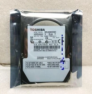 Toshiba 200GB 2.5" MK2060GSC Car Auto Navigation/Industrial Computer Hard Drive - Picture 1 of 4