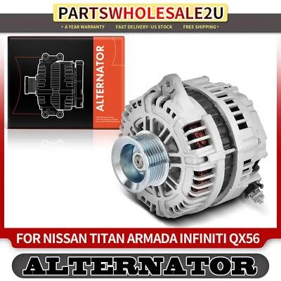 Alternador para INFINITI QX56 2007 Nissan Pathfinder 05-07 130A 12V CW 7-Groove - Imagem 1 de 4