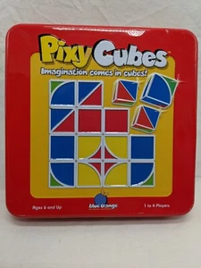 Pixy Cubes Blue Orange Puzzle Board Game Complete - Picture 1 of 8