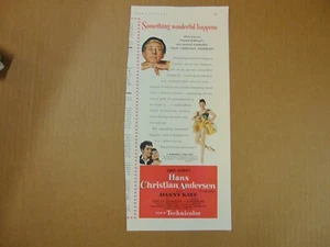 1953 Hans Christian Anderson Film Handelsveröffentlichung Danny Kaye Kunstdruck Anzeige - Bild 1 von 1