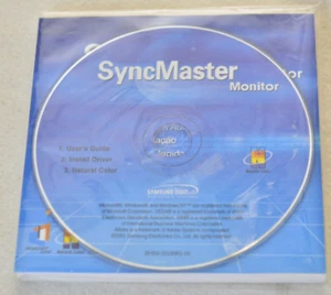 PRL) SYNC MASTER SYNCMASTER MONITOR CD ROM SOFTWARE ORIGINALE CON GUIDA 10 LING - Imagen 1 de 1