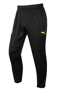 Puma Herren Dortmund Warm-up Trainingshose Training schwarz BVB 09 Sweat-Pant 75858302 - Bild 1 von 7