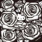 Hello Kitty Gothic Canvas Print Wall Art Board Poster Picture Sanrio Japan 