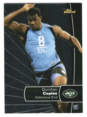 2012 Topps Finest Quinton Coples Rookie New York Jets #136 - Image 1 of 2