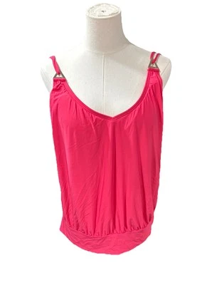 Traje de baño Tankini Calvin Klein Top para mujer rosa mediano traje de baño playa Foto 1 de 4