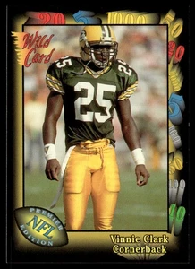 1991 Wild Card Vinnie Clark Rookie Green Bay Packers #97 - Picture 1 of 2