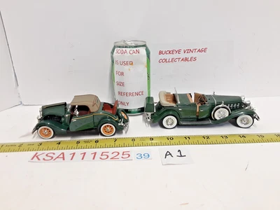 Cadillac Phaeton V16 convertible fundido a presión 1:32 y Ford Roadster 1933 ANSON 1932 Foto 1 de 4