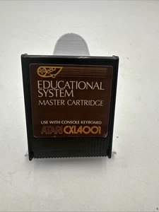 ATARI EDUCATIONAL SYSTEM MASTER CARTRIDGE CXL4001 400/800/1200XL/XF551/130XE/410 - Picture 1 of 3