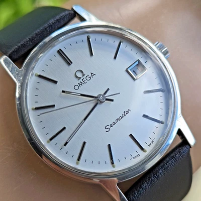 Vintage OMEGA Seamaster men's manual wind watch 136.0099 date 1977 - image 1 of 4