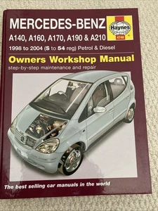 Mercedes Benz A-Class (Petrol & Diesel) 1998-2004 Haynes Workshop Manual - Picture 1 of 2