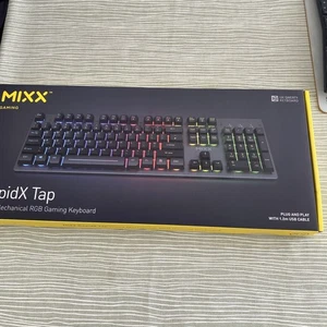 Mixx RapidX TAP Machanical RGB UK Gaming Keyboard   - Picture 1 of 4