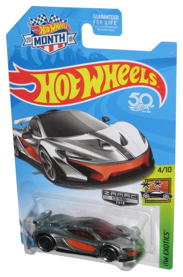 Coche de juguete Hot Wheels HW Exotics 4/10 (2017) Zamac 015 blanco McLaren P1 170/365 - ( Foto 1 de 1