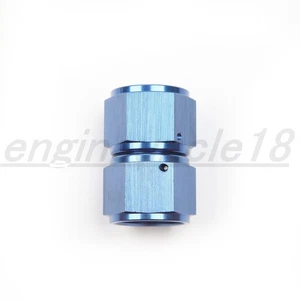 US STOCK AN-12 (-12AN 12AN ) Female to Female Adapter Aluminum Fuel Fitting Blue - Picture 1 of 7