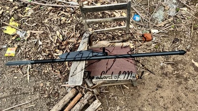 62" UBR LANÇA DE CAÇA DE JAVALI DE AÇO CARBONO FEITA À MÃO PERSONALIZADA COM EIXO DE AÇO - Imagem 1 de 4