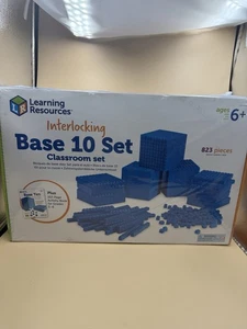 SEALED LEARNING RESOURCES INTERLOCKING BASE TEN CLASS SET 823 pieces - Picture 1 of 3