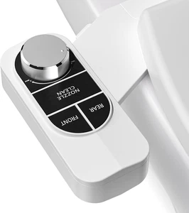 Non-Electric Bidet - Self Cleaning Dual Nozzle (Frontal and Rear Wash) Fresh Wat - Picture 1 of 8