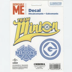 Chroma Despicable Me Team Minions Decal Sticker Pack - Picture 1 of 1