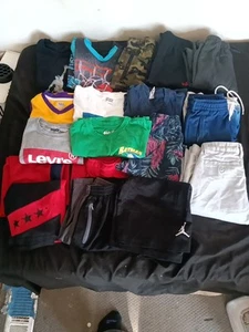 Boys Size 10/12 Clothing Bundle NBA Vans , Air Jordan, Levis , Cat & Jack 18... - Picture 1 of 5
