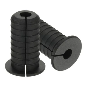 6 Pcs 3/4" Wall Grommet Cable Routing Kit for 0.28" (7mm) Hole Black - Photo 1/7