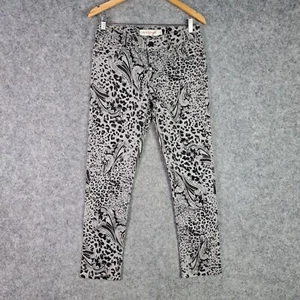 New London Jeans Pants Womens 28 Grey Black Tapered Casual Ladies 11931 - Picture 1 of 17