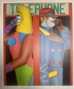Richard Lindner - Telephone - Poster From ICA Exhibition - Picture 1 of 5