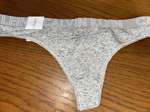 NWT Calvin Klein Women’s (X-LARGE) Ultimate Cotton Thong Panty - QD3636-346 - Picture 1 of 4