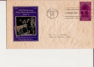 US # 854, addressed Ioor cachet - Picture 1 of 1