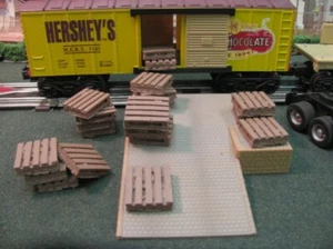 O/O27 Scale Loose Pallets - Scenery Accessories - Picture 1 of 1
