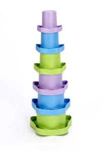Green Toys Stacking Cups MADE IN USA New In Box - Picture 1 of 1