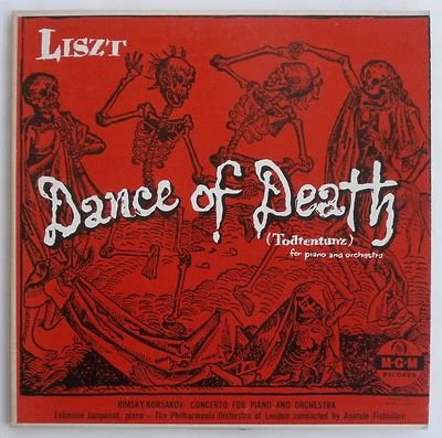 Satanic Record Liszt Dance Of Death Jacquinot Philharmonia London Fistoulari 10" Foto 1 de 4