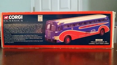 Corgi Classics #53904,Lionel City Bus Lines,Yellow Couch,Die-cast Metal,1:50-NIB - Image 1 of 4