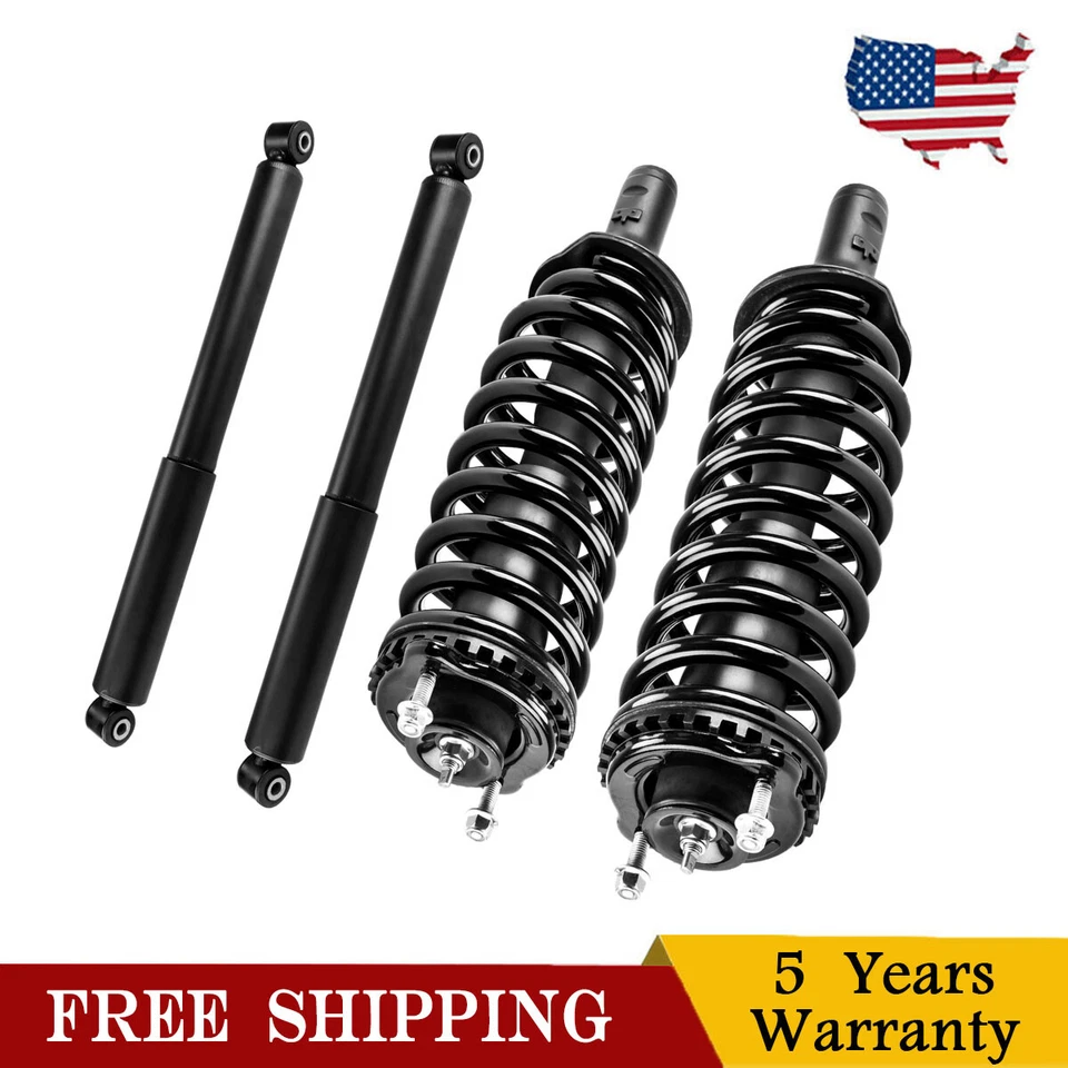 4x Front & Rear Struts Shocks For 2002-2009 GMC Envoy Chevy Trailblazer SSR Saab Foto 1 de 4