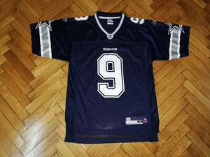 Dallas Cowboys Jersey Reebok Authentic NFL Shirt Football Top TONY ROMO 9 MINT - Picture 1 of 4