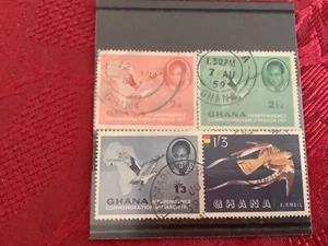 Ghana Independence commemoration day 1957 4 stamps - Picture 1 of 1